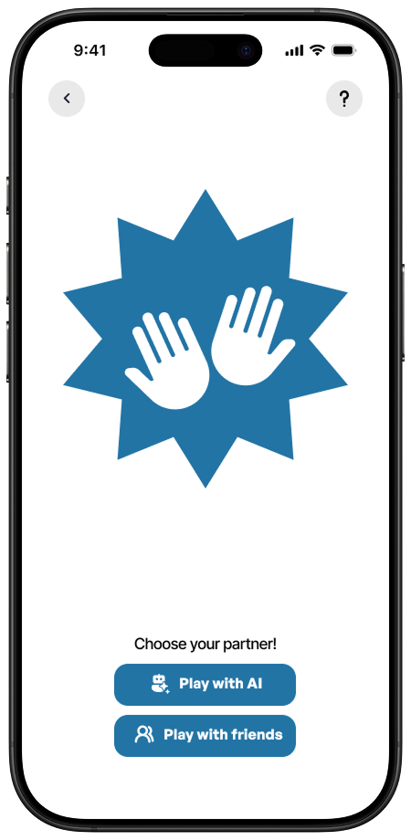 Contact intro screen