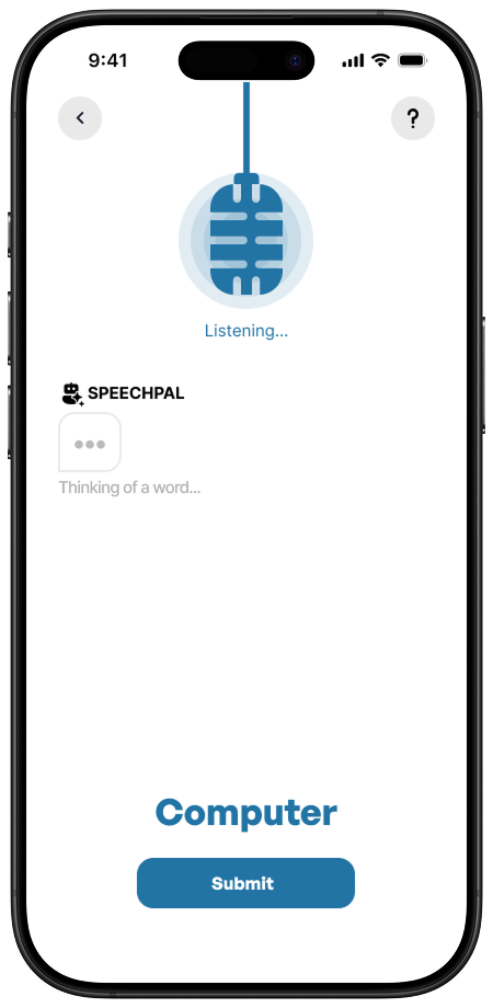 Contact listening screen