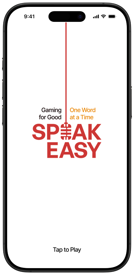 SpeakEasy splash screen