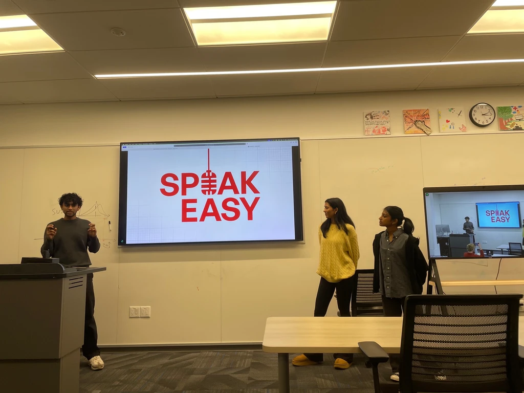 Presenting SpeakEasy at the designathon